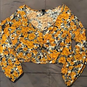 Crop top long sleeve